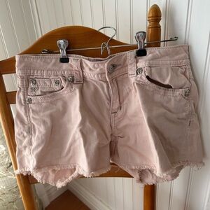 Women's Pink Denim Shorts